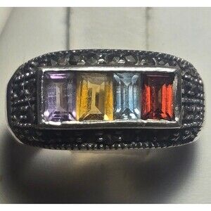 Vintage sterling silver ring sz 6